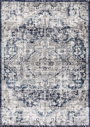 Hauteloom Buenaventura Navy Area Rug - Promo