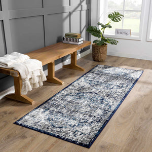 Hauteloom Buenaventura Navy Area Rug - Promo