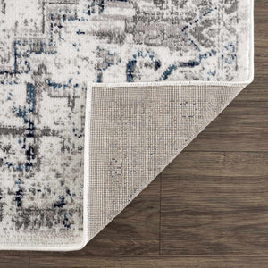 Hauteloom Buenaventura Cream & Navy Area Rug - Promo