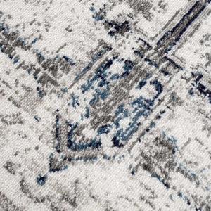 Hauteloom Buenaventura Cream & Navy Area Rug - Promo