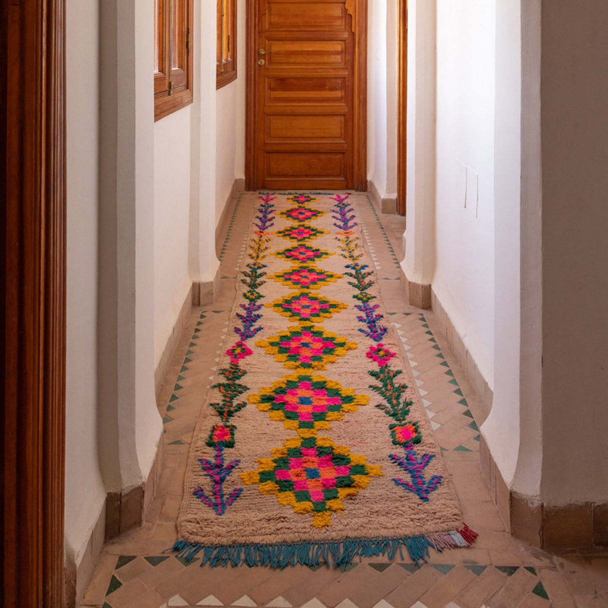 Daisy Vintage Moroccan Runner Rug | 2'3" x 11'9"
