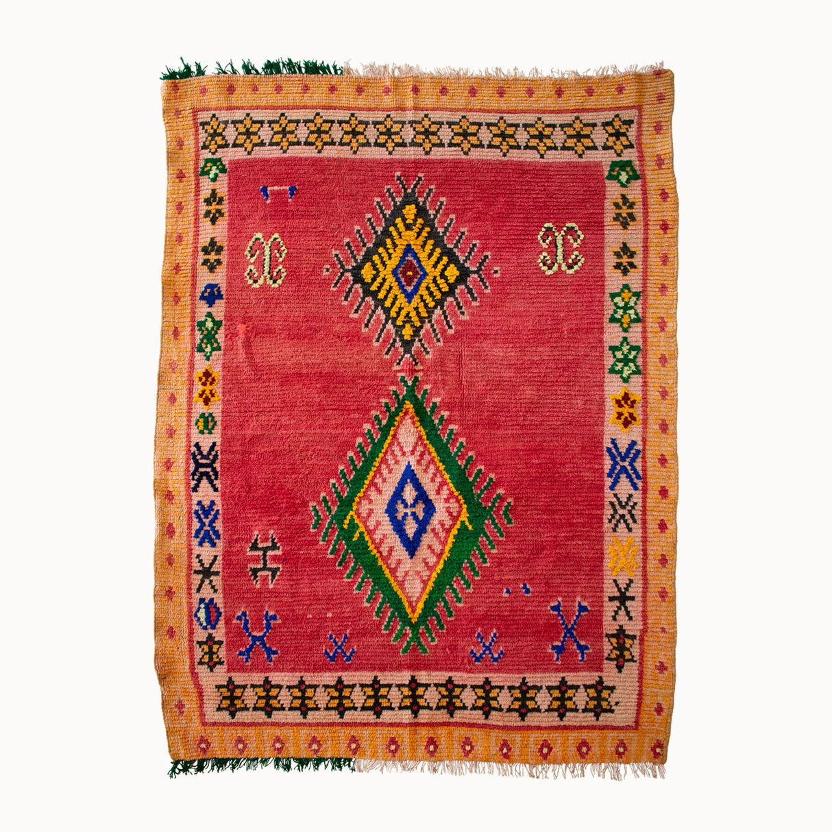 Vintage Moroccan Rug | 4’4” x 5’11”