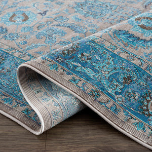 Mardina Turquoise Area Rug - Clearance