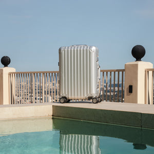 TREVA Aluminum Suitcase Silver