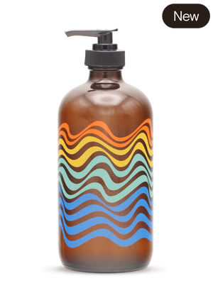 Mind and Body Wash Refillable Glass