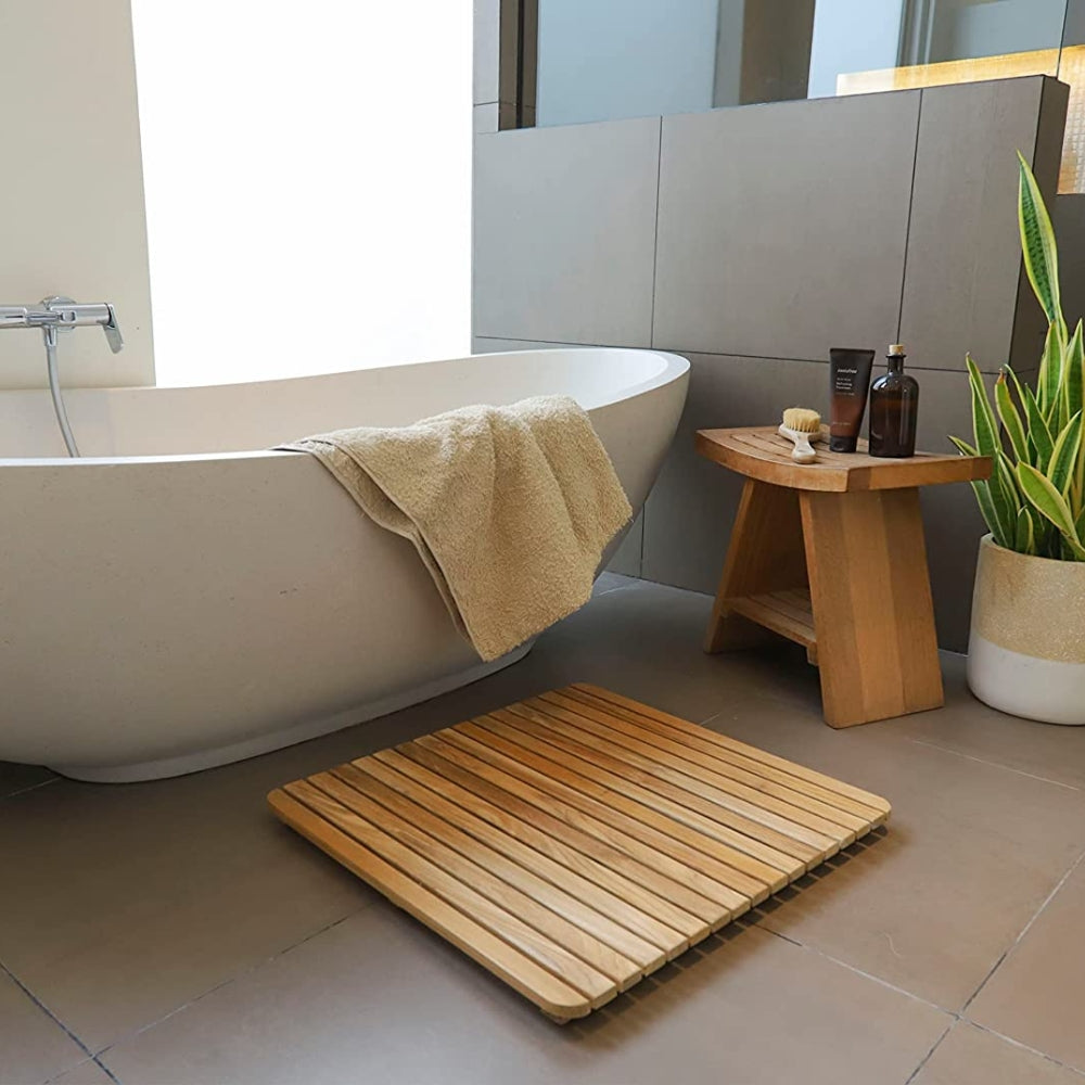 Yukon Teak Shower and Bathmat 24" x 24"