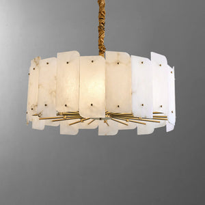 Alabaster Lorry Round Chandelier