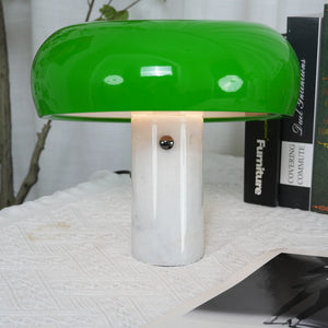 Marble Snoopy Glass Table Lamp