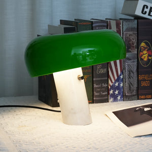 Marble Snoopy Glass Table Lamp