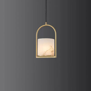 Marble Cylinder Pendant Light