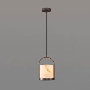 Marble Cylinder Pendant Light