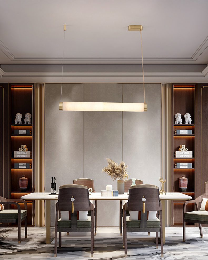 Marble Strip Pendant Lights