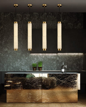 Marble Strip Pendant Lights