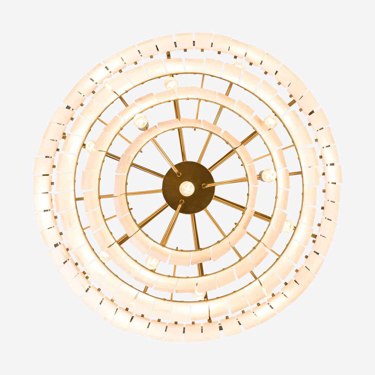 Alabaster Tiered Chandelier