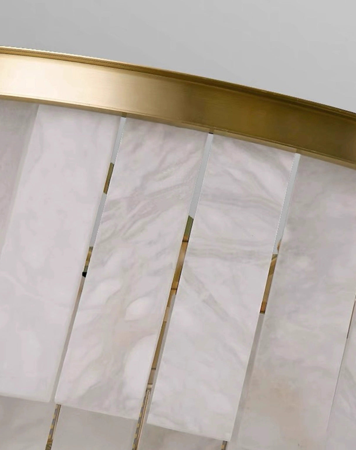 Alabaster Tiered Chandelier