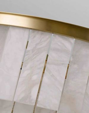Alabaster Tiered Chandelier
