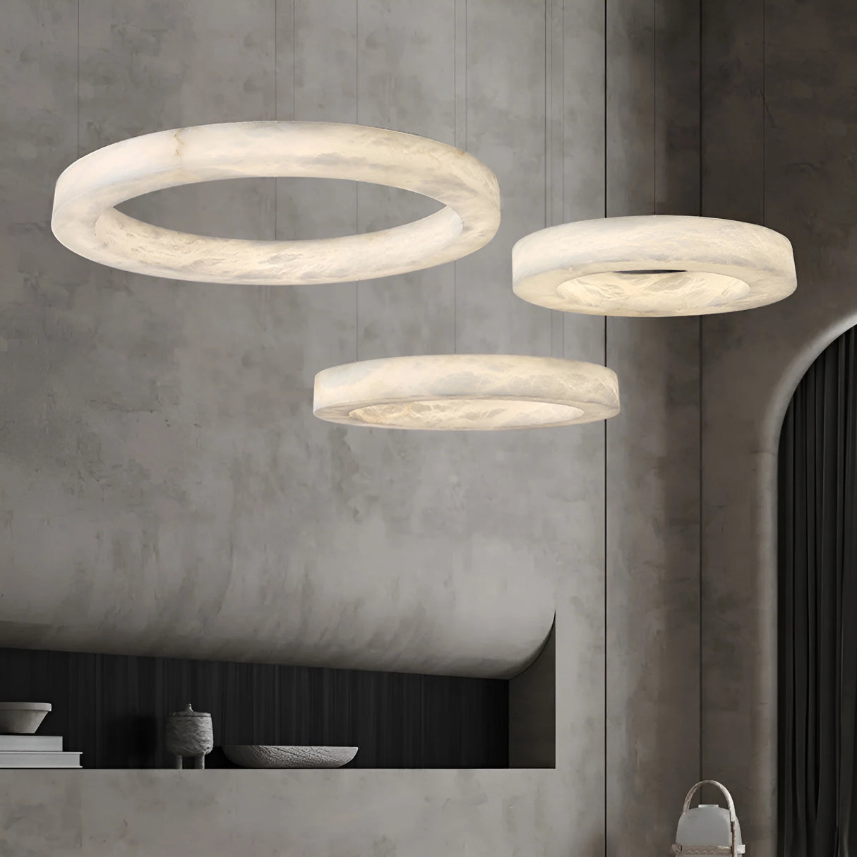 Marika Alabaster Chandelier