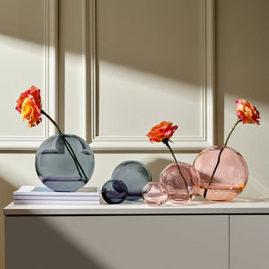 Mars Vase Small Steel Apricot