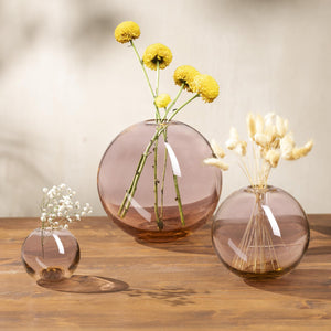 Mars Vase Small Steel Apricot