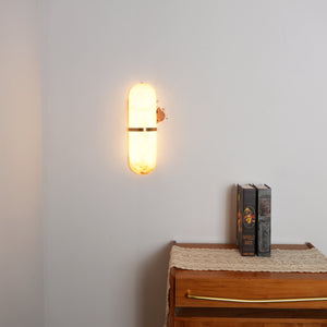 Melange Pill Form Alabaster Wall Light