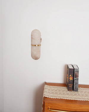 Melange Pill Form Alabaster Wall Light