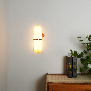 Melange Pill Form Alabaster Wall Light