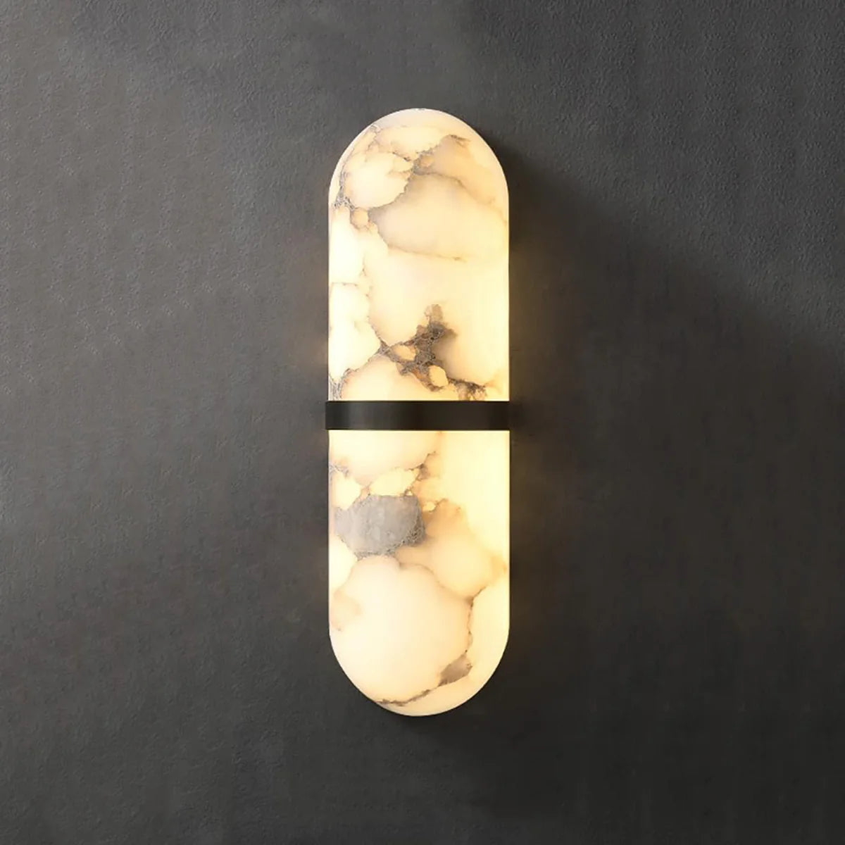 Melange Pill Form Alabaster Wall Light