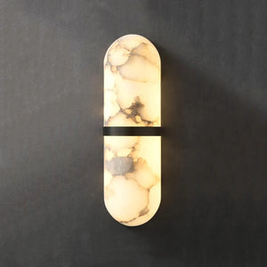 Melange Pill Form Alabaster Wall Light