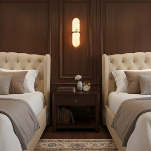 Melange Pill Form Alabaster Wall Light