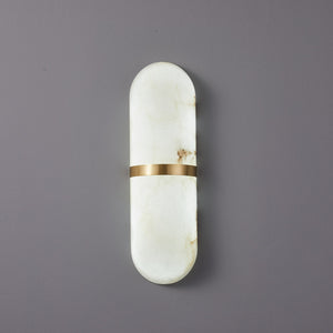 Melange Pill Form Alabaster Wall Light