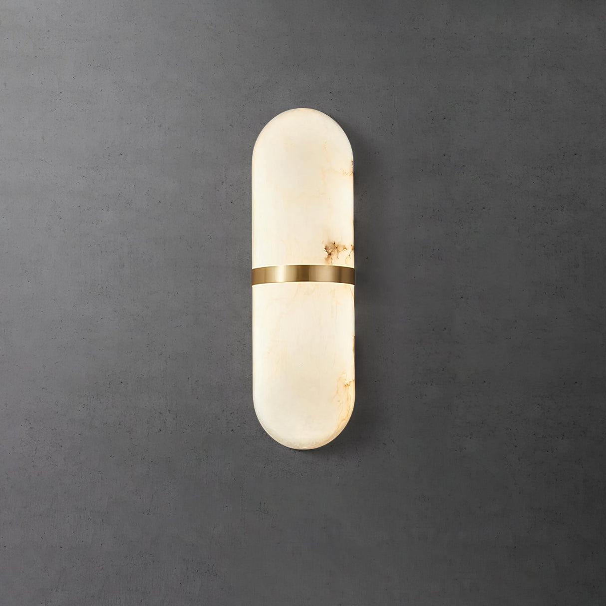 Melange Pill Form Alabaster Wall Light