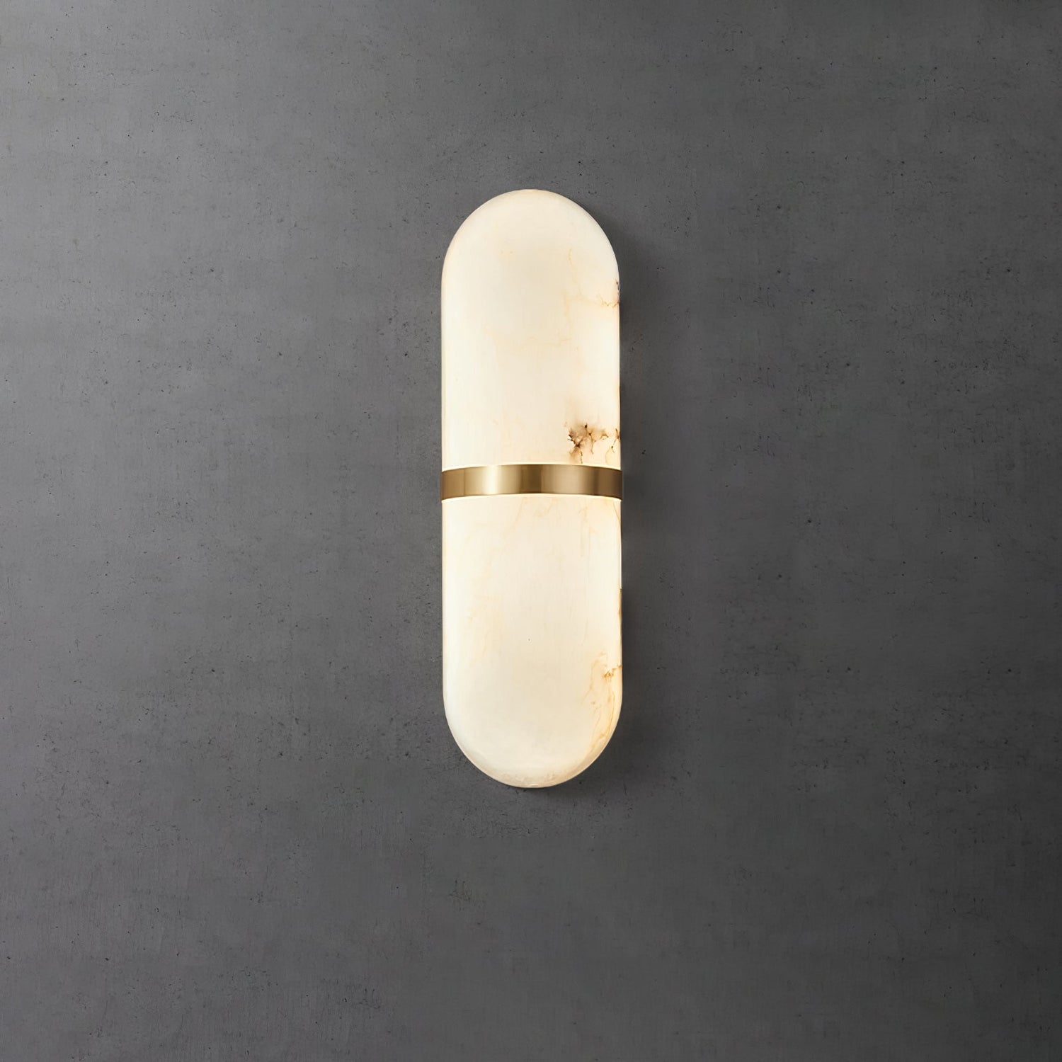 Melange Pill Form Alabaster Wall Light