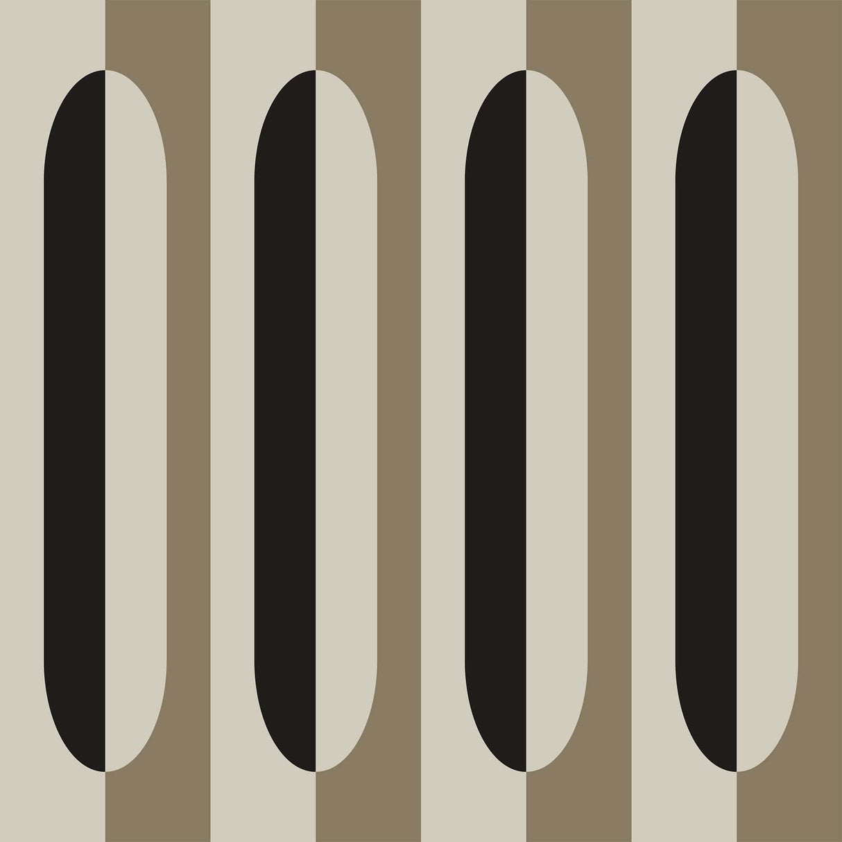 Mid Century Modern Geometric Wallpaper