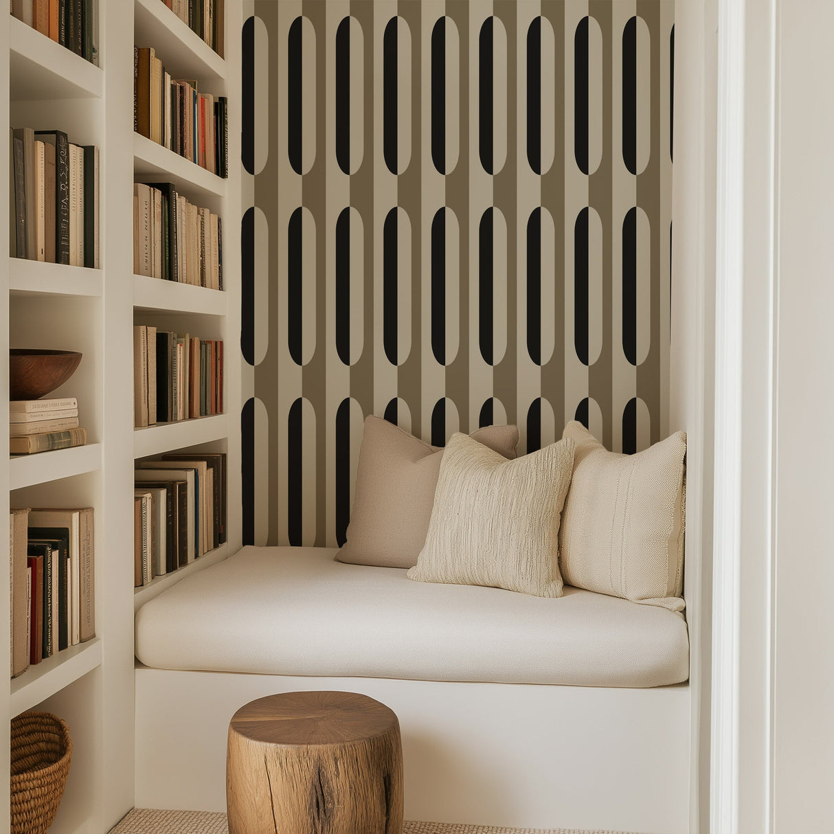 Mid Century Modern Geometric Wallpaper