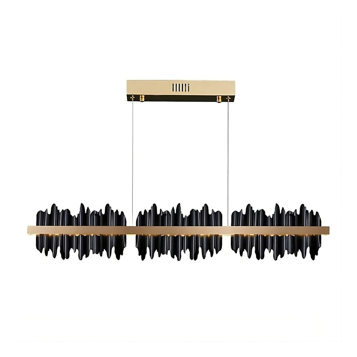 Midnight Shadow Linear Chandelier