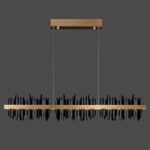 Midnight Shadow Linear Chandelier