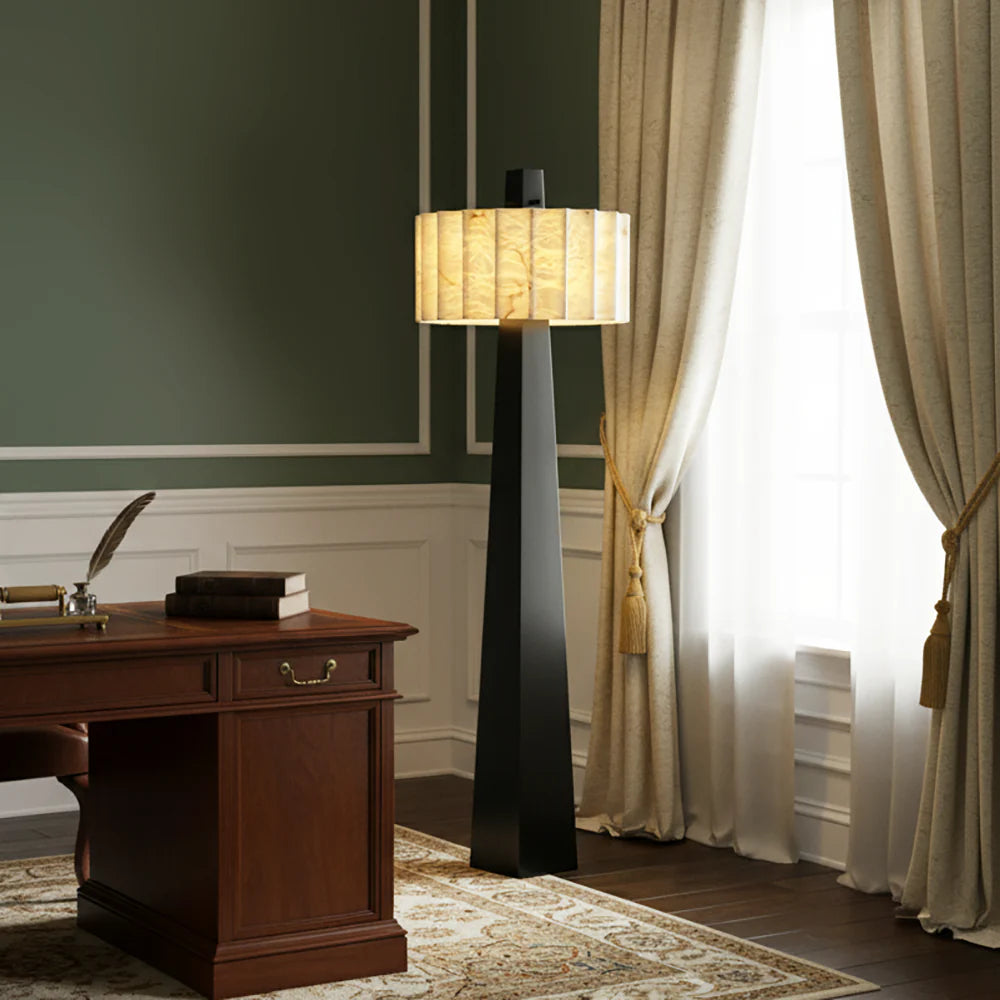 Alabaster Grandeur Floor Lamp