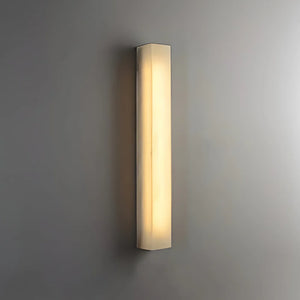 Modern Alabaster Rectangle Wall Sconce