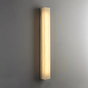 Modern Alabaster Rectangle Wall Sconce