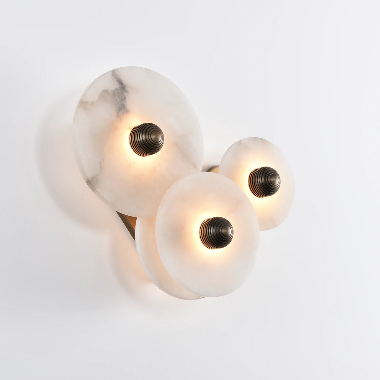 Modern Alabaster Round Wall Lamp