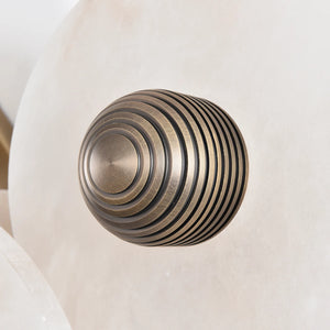 Modern Alabaster Round Wall Lamp