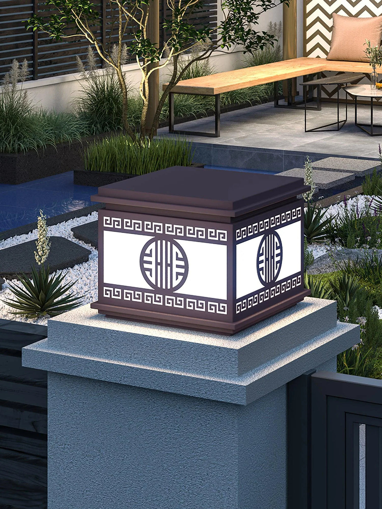 Modern Burano Outdoor Garden Light