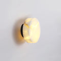 Domino A Cylindrical Alabaster Wall Light