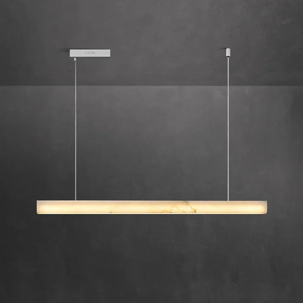 Modern Linear Alabaster Pendant Light
