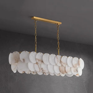 Modern Luxury Round Alabaste Chandelier