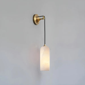 Modern Petra Alabaster Wall Sconce
