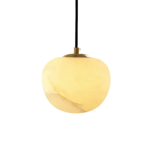 Round Alabaster Pendant Light