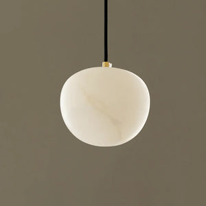 Round Alabaster Pendant Light
