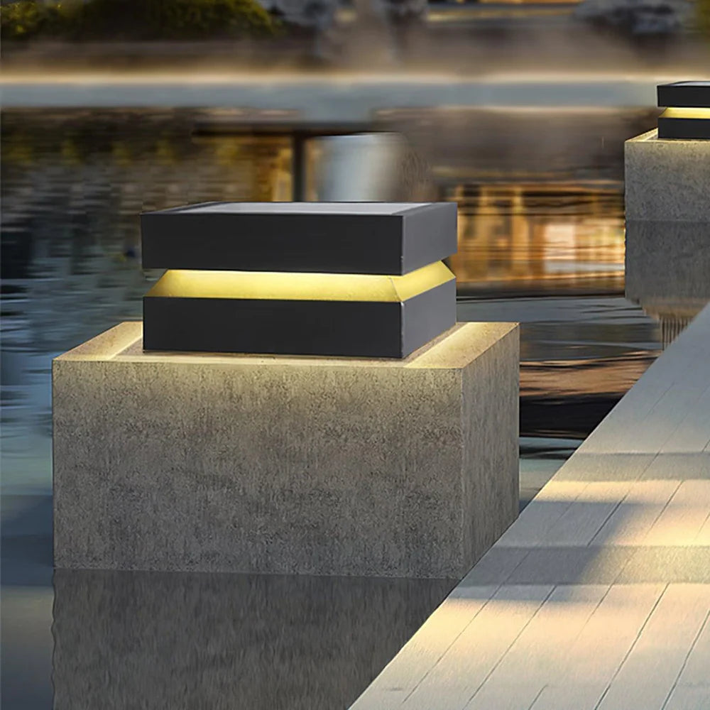 Solaris Square Post Outdoor Light