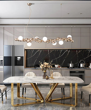 Molecules Chandelier